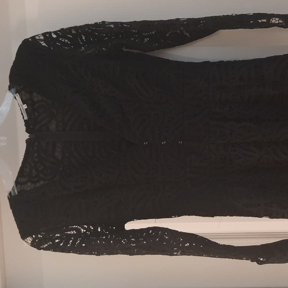 Tularosa City jumpsuit black lace extra small - Picture 4 of 16